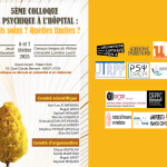 Colloque vie psychique à l'hôpital